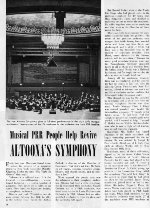 "Musical PRR People Help Revive Altoona's Symphony," Page 16, 1954